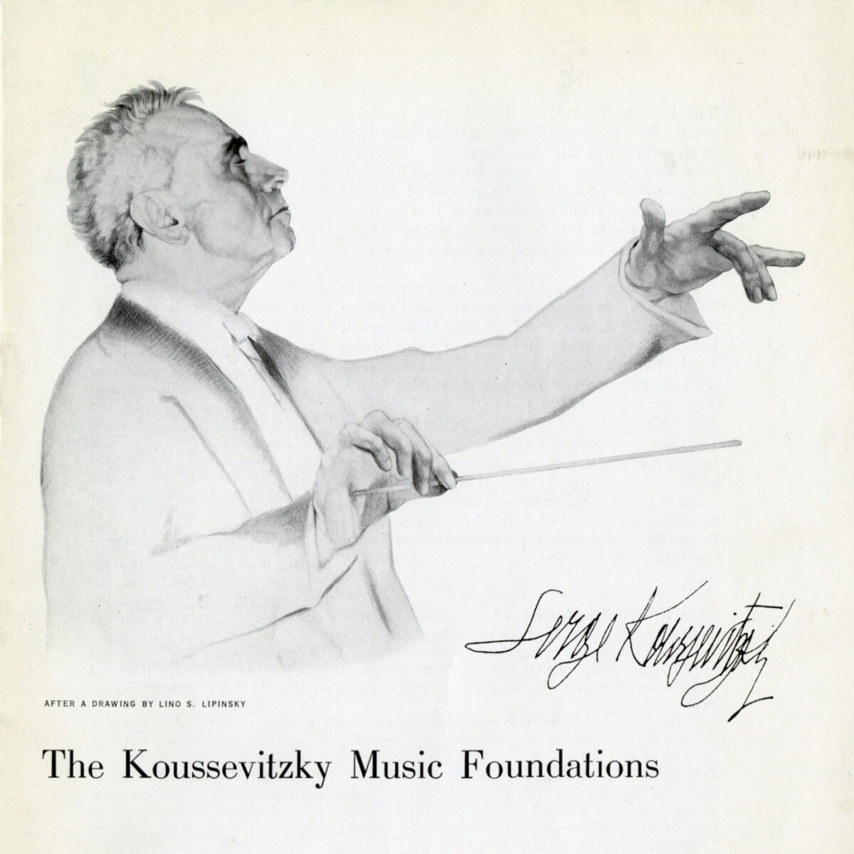 BSO Koussevitzky as Patron The Koussevitzky Music Foundation and…