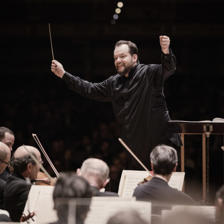 Andris Nelsons conducting the BSO.