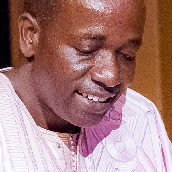 Photo of balafon player Balla Kouyaté