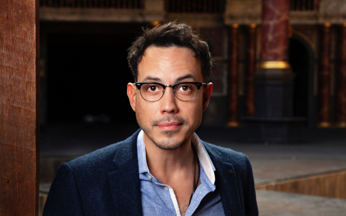 A headshot of Bill Barclay in the Globe theater