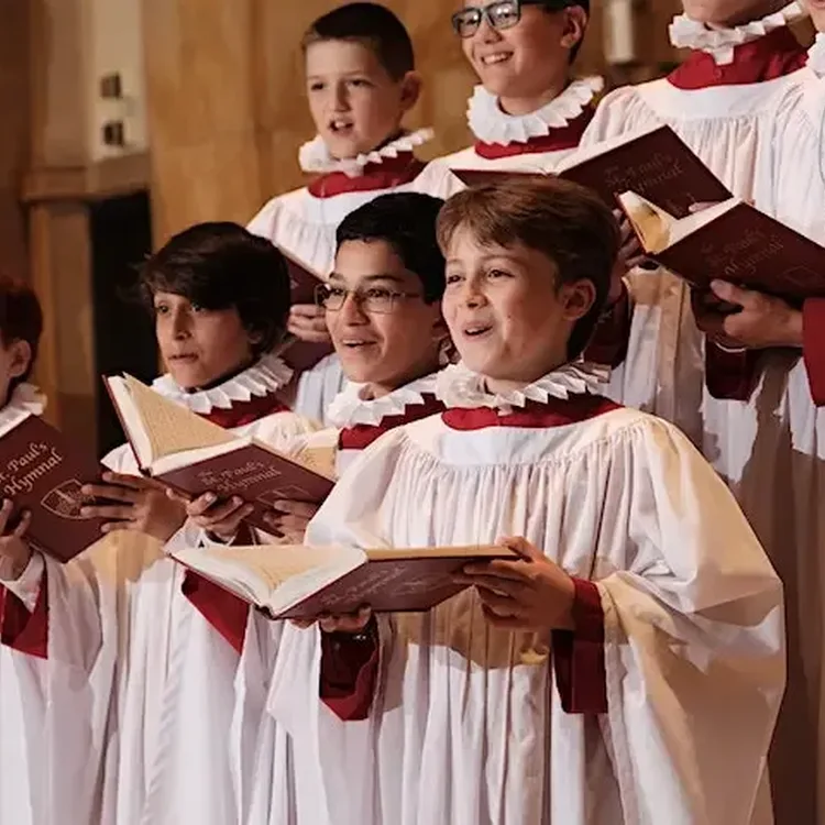 The boys of St. Paul's Choir School