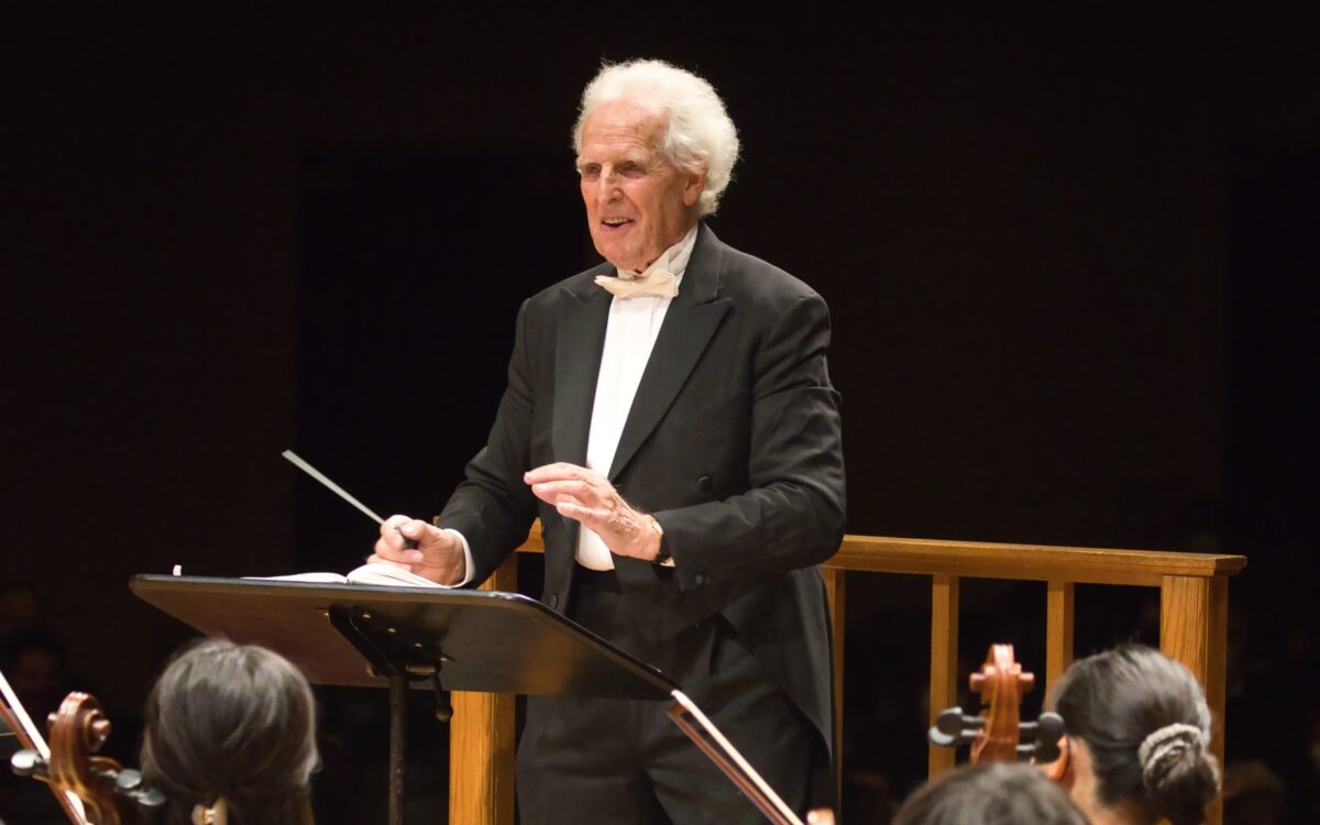 Benjamin Zander conducting the Boston Philharmonic Youth Orchestra