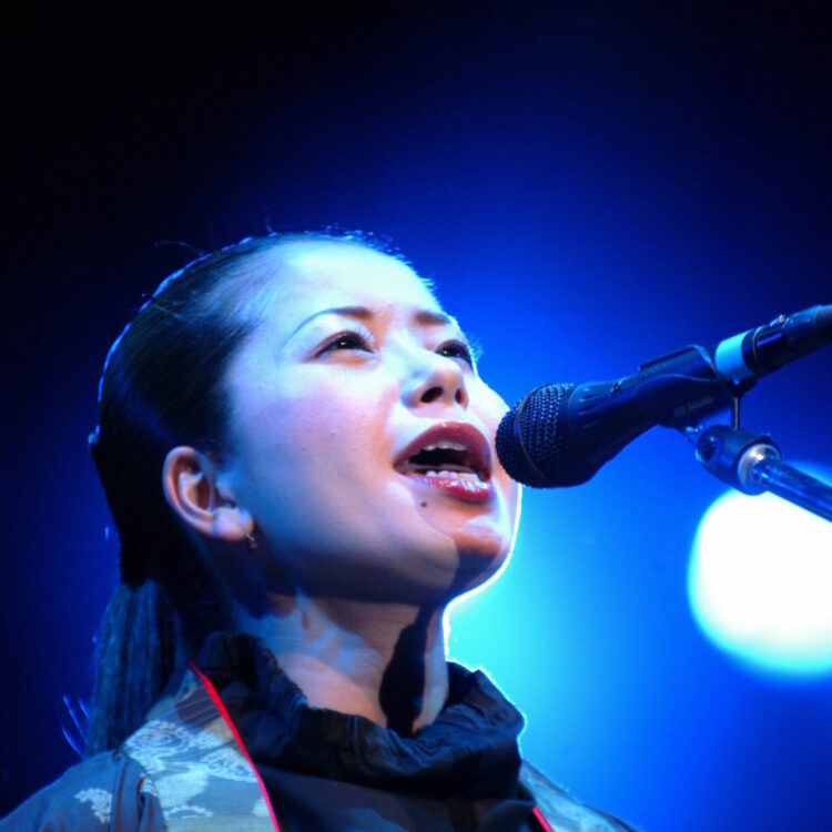 Ritsuki Nakano (Rikki) performing on stage