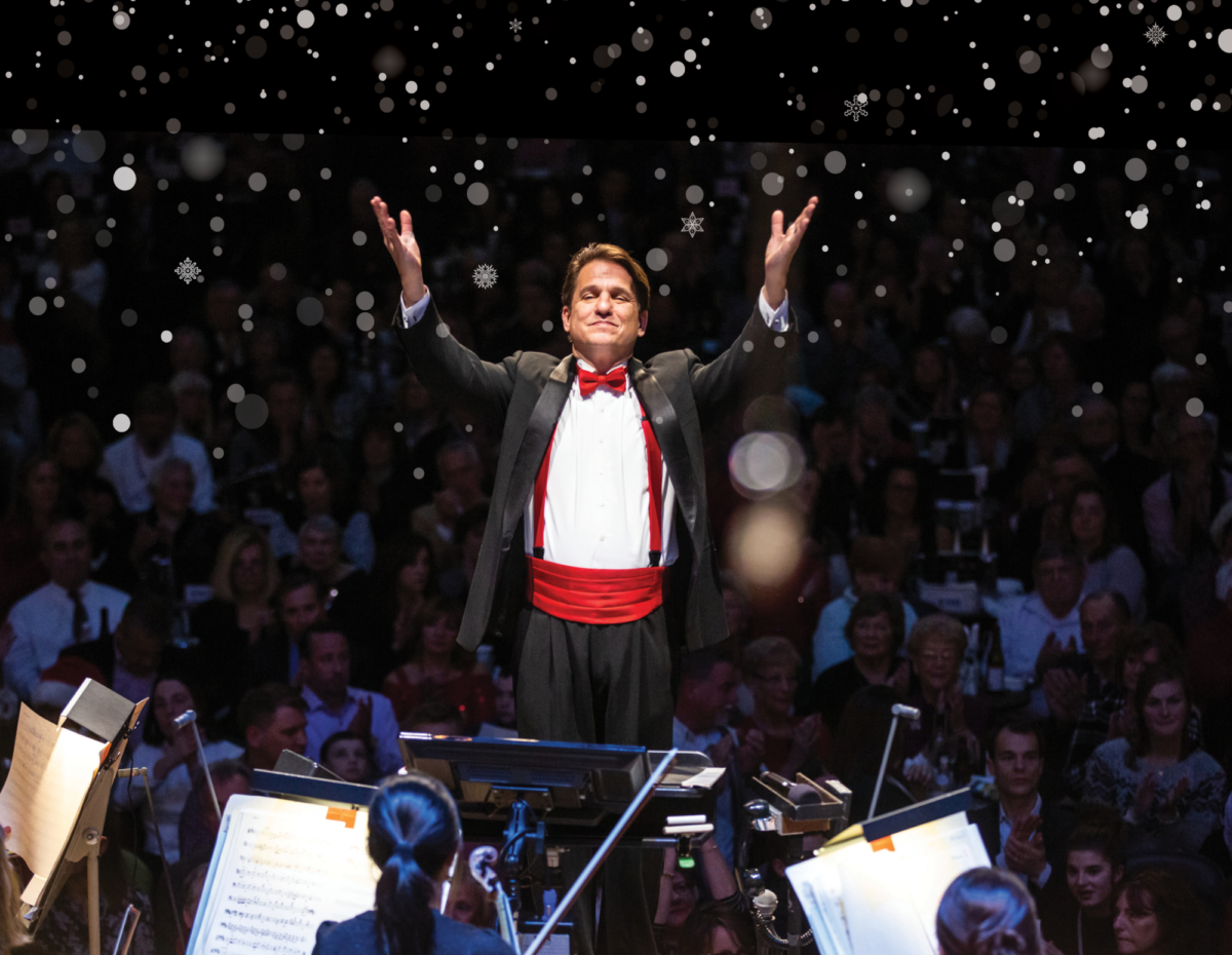 Keith Lockhart conducting holiday pops