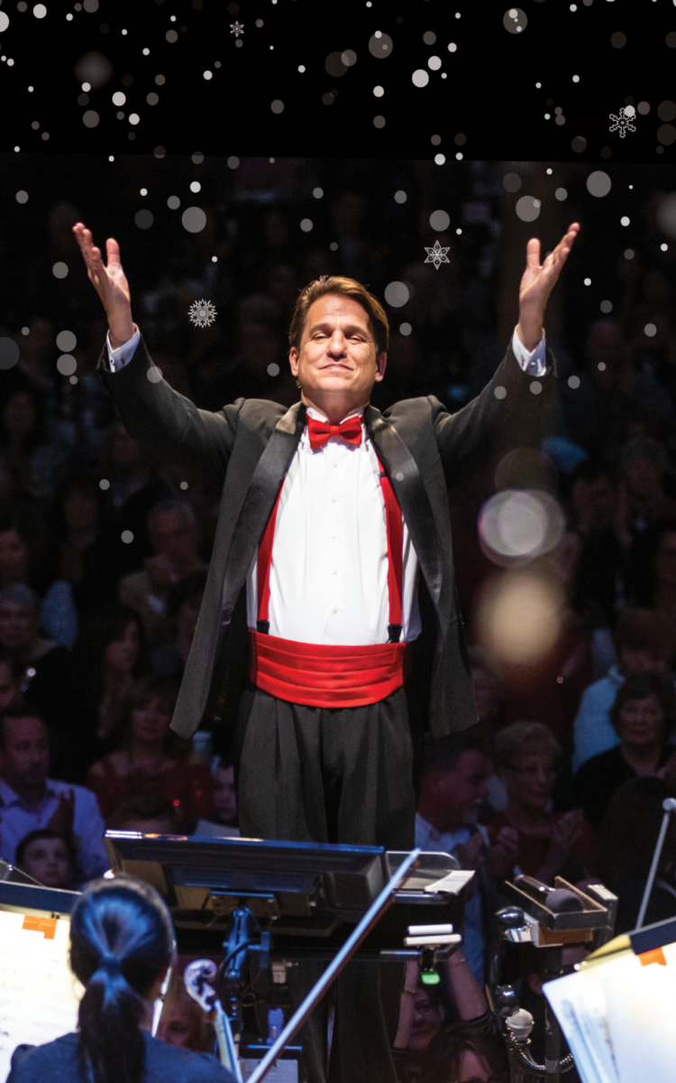 Keith Lockhart conducting holiday pops