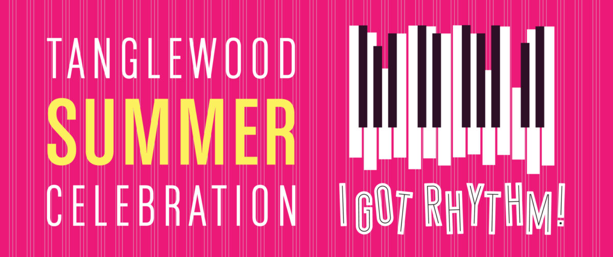 The logo of the BSO Summer Celebration at Tanglewood, coming July 14, 2023