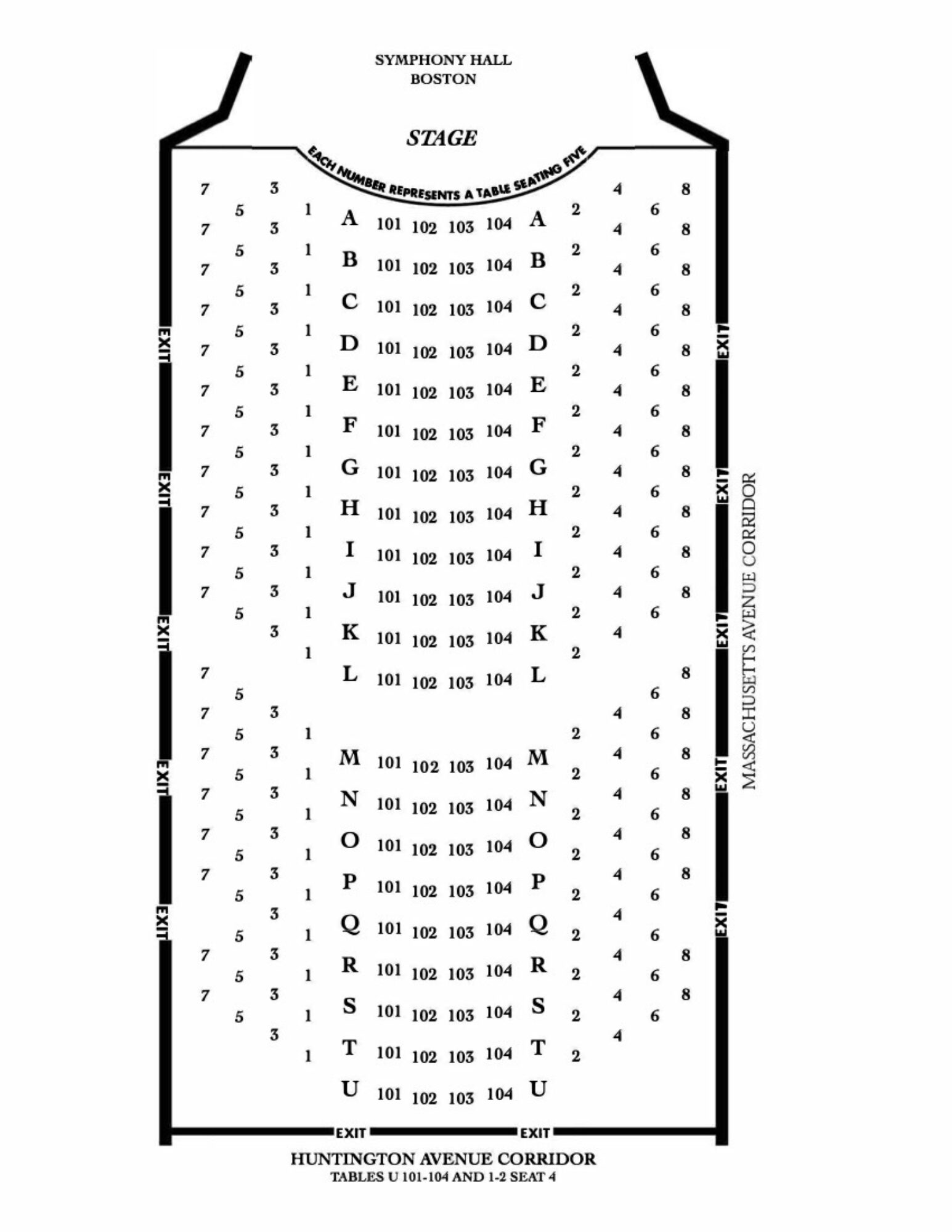Bso Symphony Hall Seating Chart 47 - lh6bw70