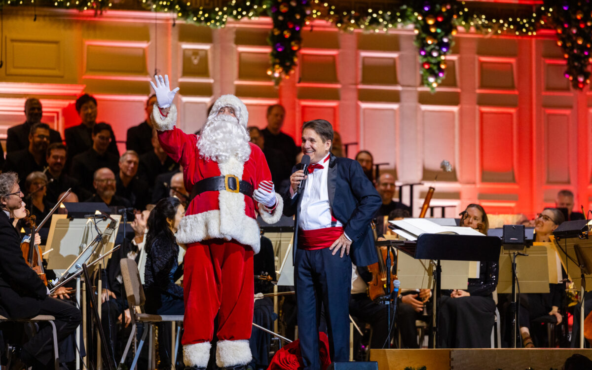 Keith Lockhart and Santa Claus