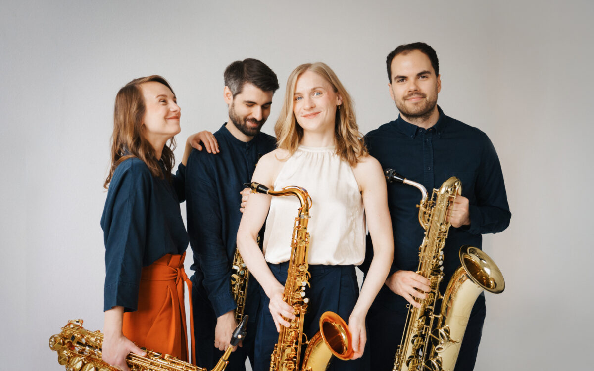 Arcis Saxophone Quartet group photo